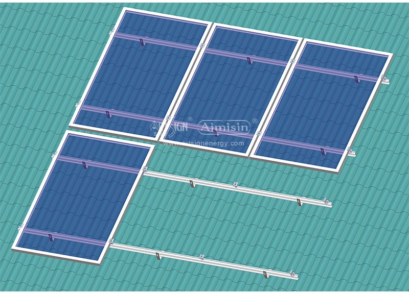 Strutture di montaggio solare per tetti in tegole