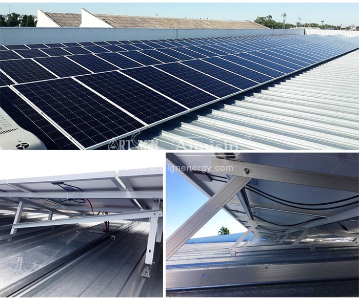sistema di montaggio del tetto solare