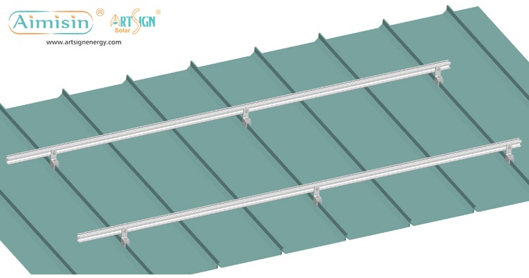 struttura metallica di montaggio del tetto
