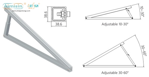 ART SIGN Kit triangolo regolabile