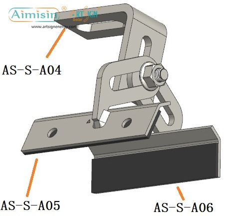 Stainless steel solar roof bracket