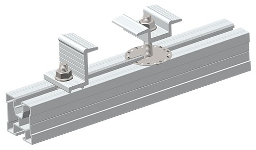 ART SIGN solar rail mount splice AS-BG07 mid clamp & end clamp
