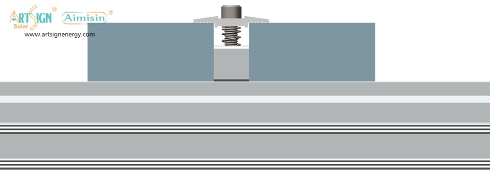 ART SIGN solar panel clamp bracket AS-AMC-01B