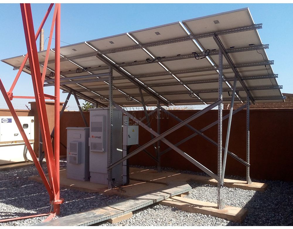 ART SIGN Solar C type ZM coated steel ground mounting system