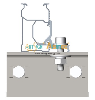 ART SIGN solar standing seam roof DR profile