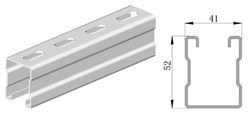 ART SIGN steel C profile AS-C41/52