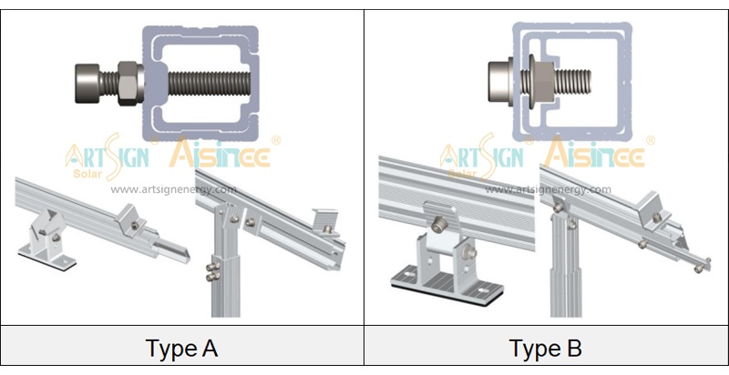 adjustable solar roof mount