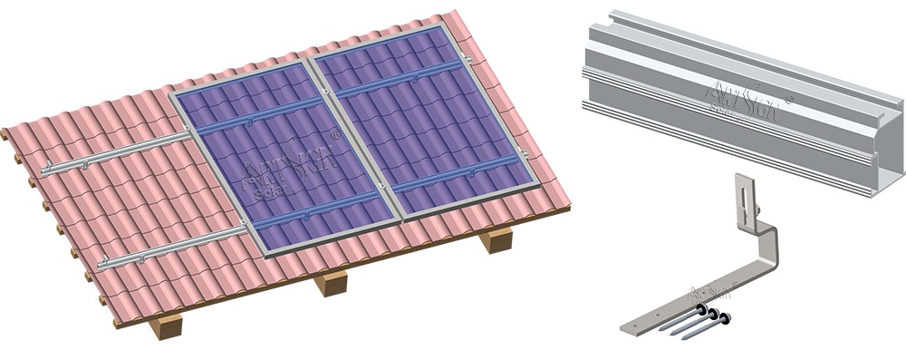 solar bracket tile roof