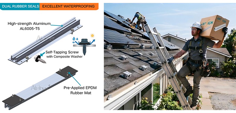 aluminum short rail profiles