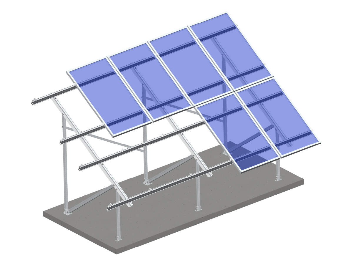 Solare di alluminio di attacco di terra - a slot Singolo fascio U 