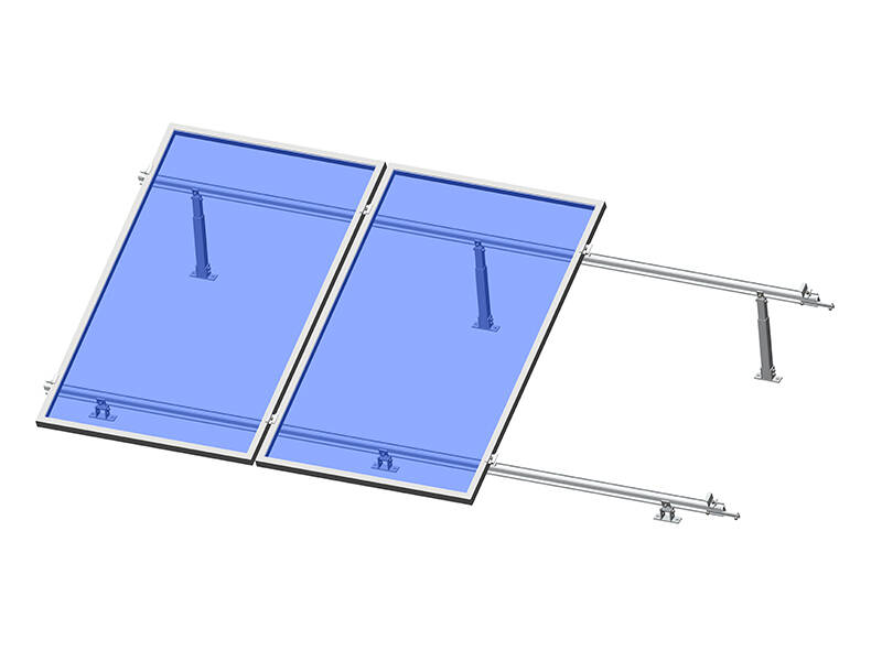 Pannello solare sul tetto piatto sistema di montaggio regolabile in inclinazione kit 