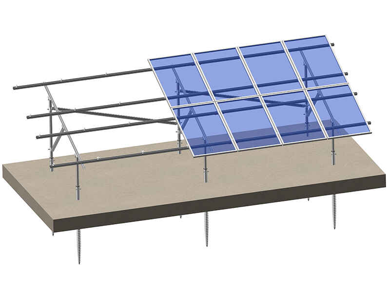 C canale in acciaio terreno pannello solare staffe di montaggio 