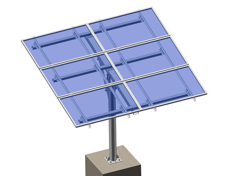 Terra del pannello solare per il montaggio su palo di racking 