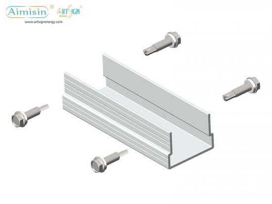 solar rail connector