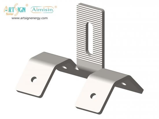 Roof hooks for solar panels