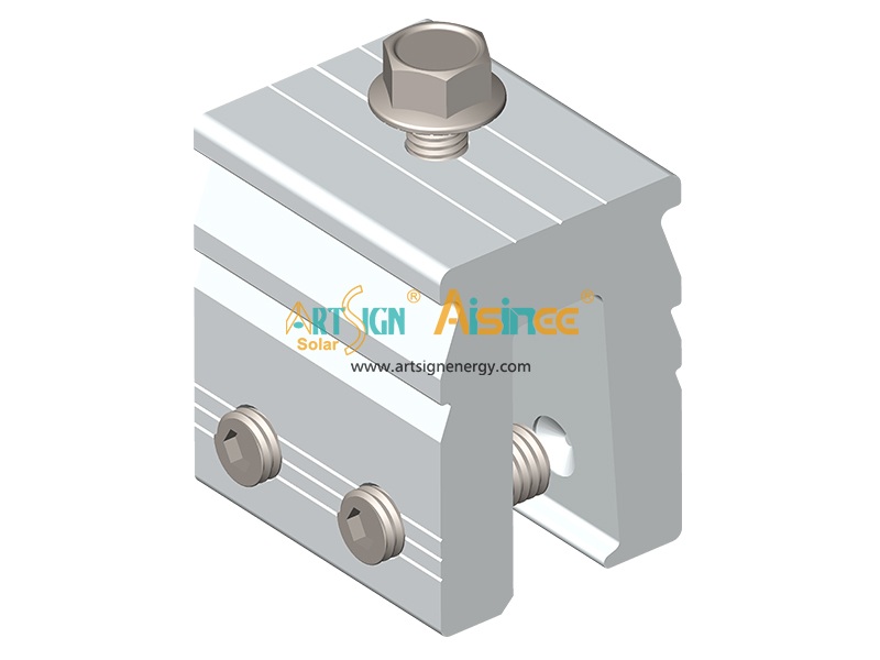Morsetti di montaggio per strutture solari per tetti in metallo con giunto verticale N10 | ART SIGN