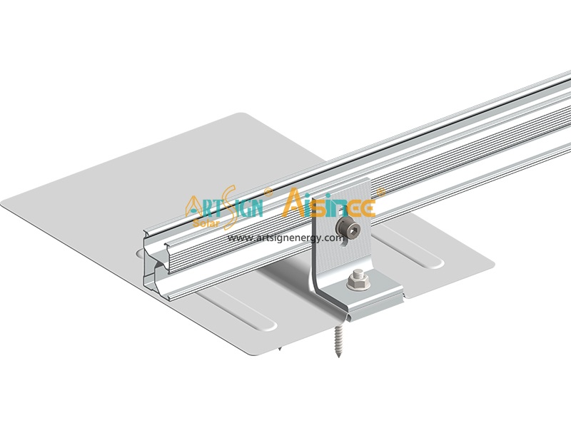 Staffa a L in alluminio appena lanciata per il sistema di montaggio solare sul tetto | Artsign