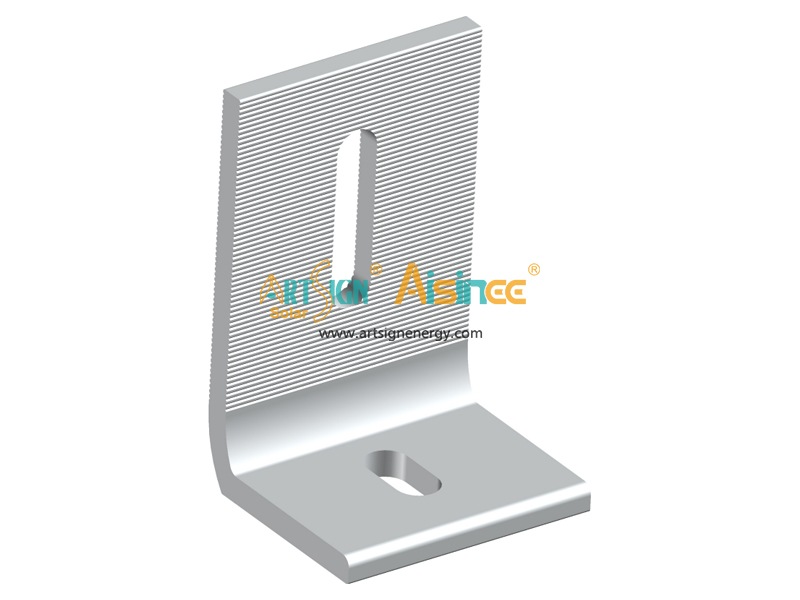 Staffa a L in alluminio appena lanciata per il sistema di montaggio solare sul tetto | Artsign