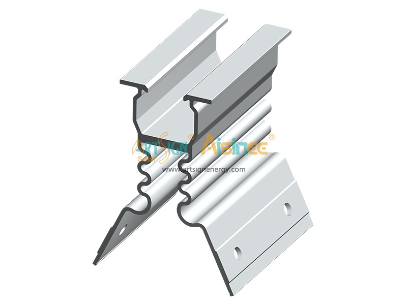 Sistema di montaggio per tetto solare con staffa penetrante per tetto 28# |ART SIGN