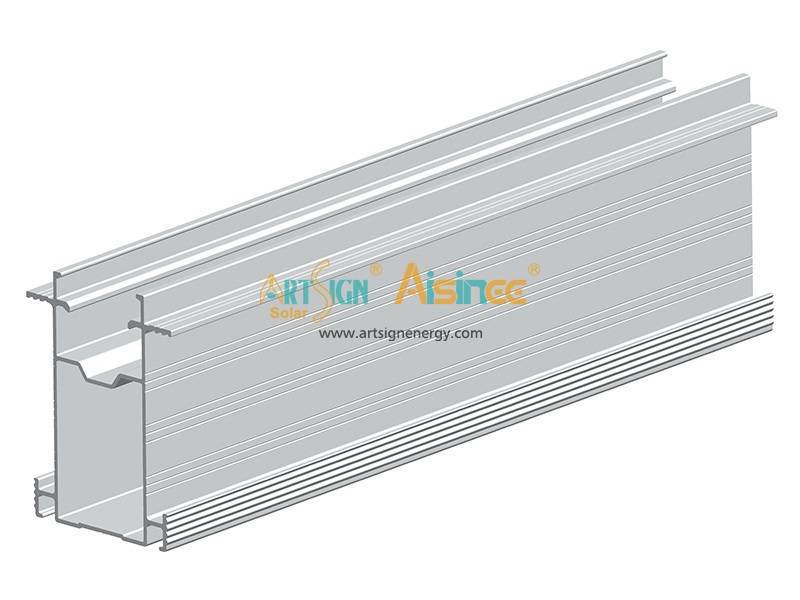 Pannelli solari fotovoltaici montaggio ringhiera profilata binari TR651#