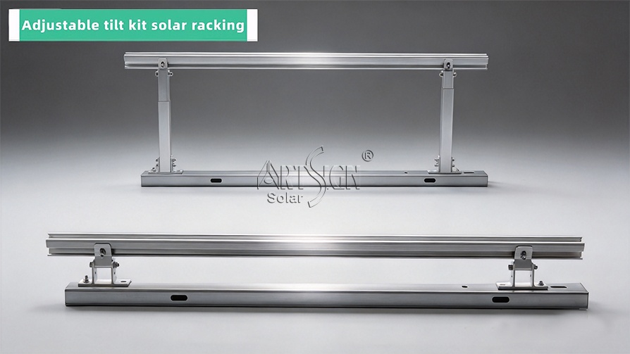 Kit di inclinazione regolabile in alluminio per strutture di supporto solare |Art Sign