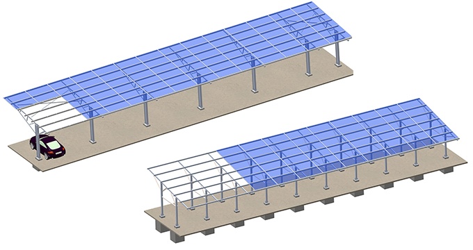 Informazioni sui sistemi di montaggio per carport solari